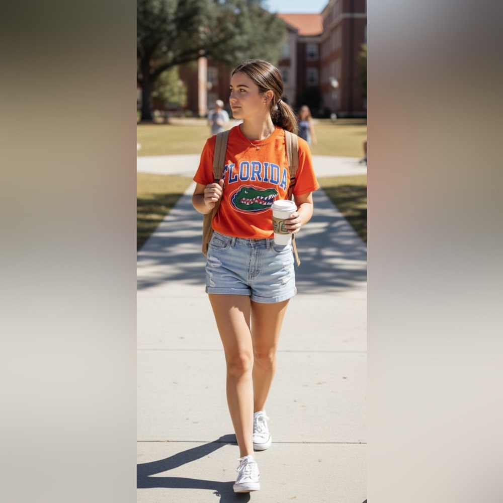 Florida Gators Champion‎ Bright Orange Authentic Tee